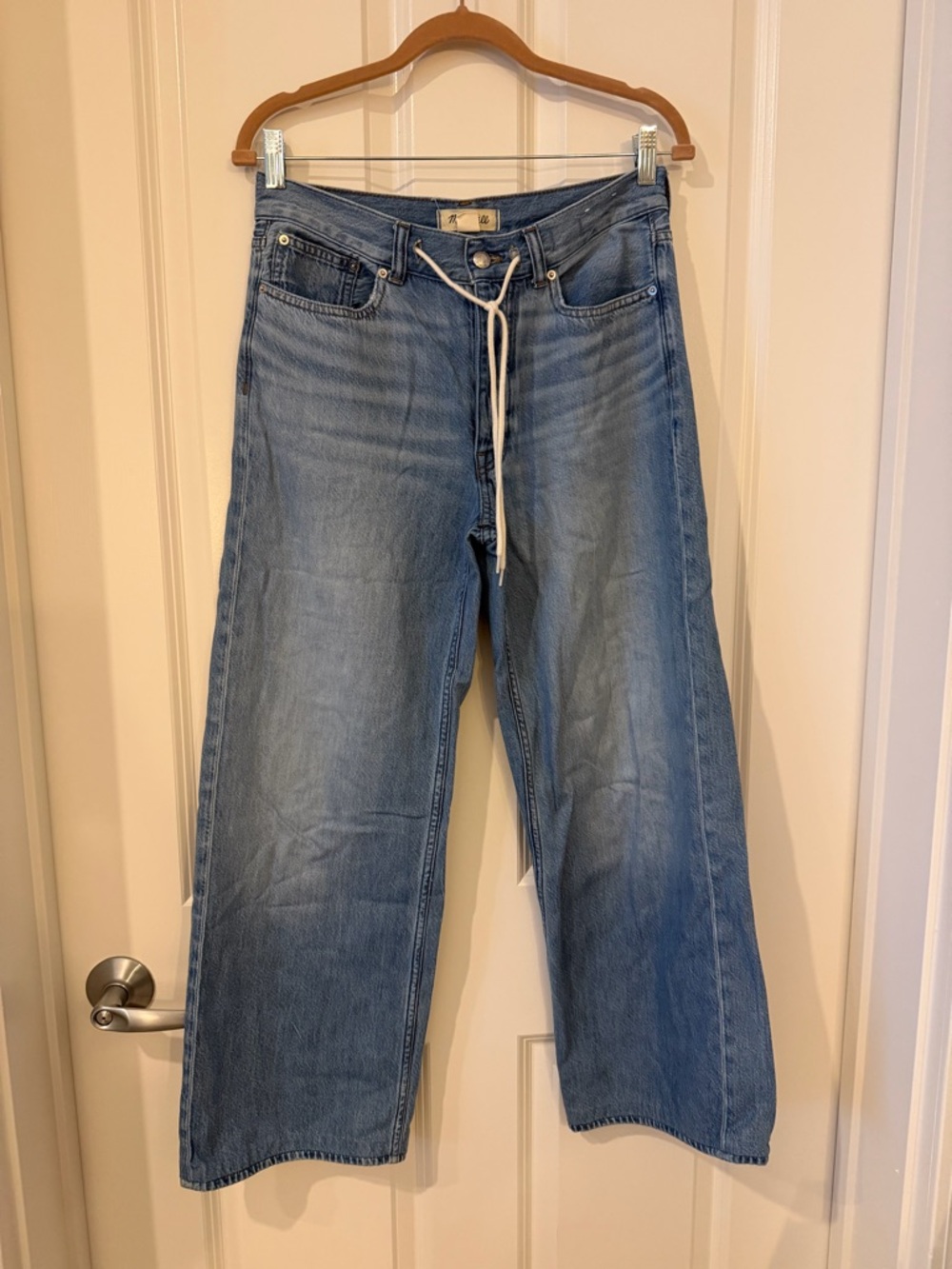 Madewell low slung baggy tie waist - tailored for petite